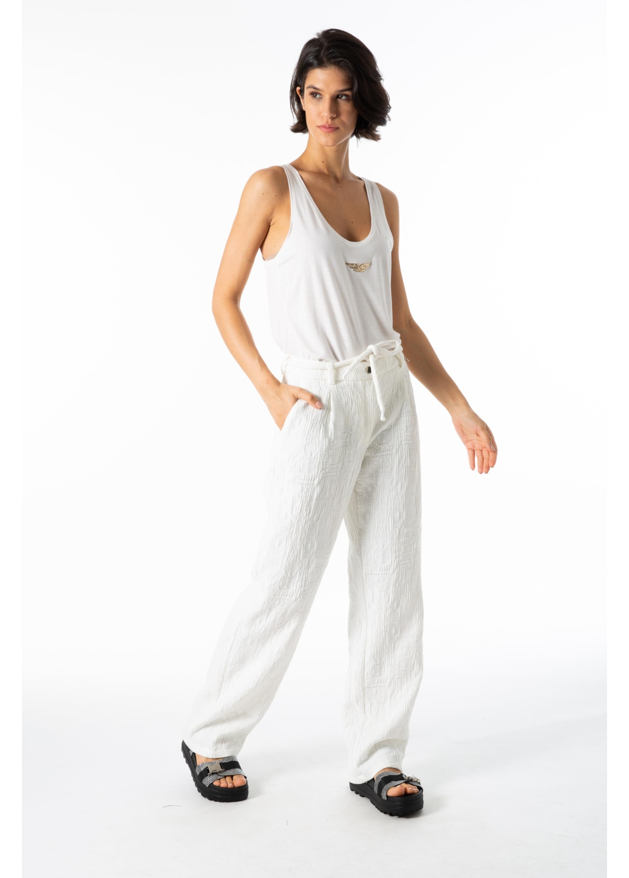 Jacquard Patheph Off White