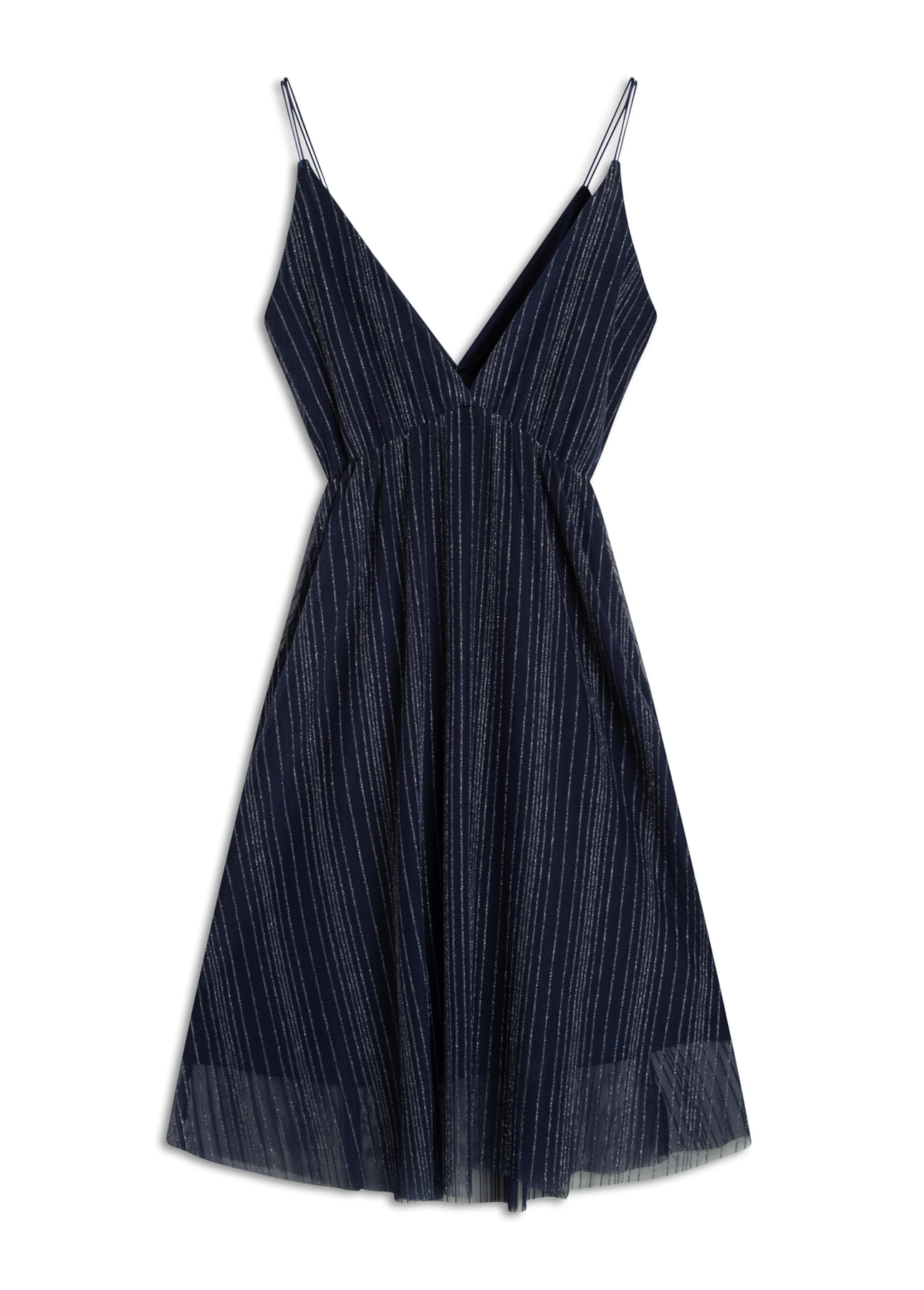 Jaguar Plisse One Shoulder Dress Dark Navy