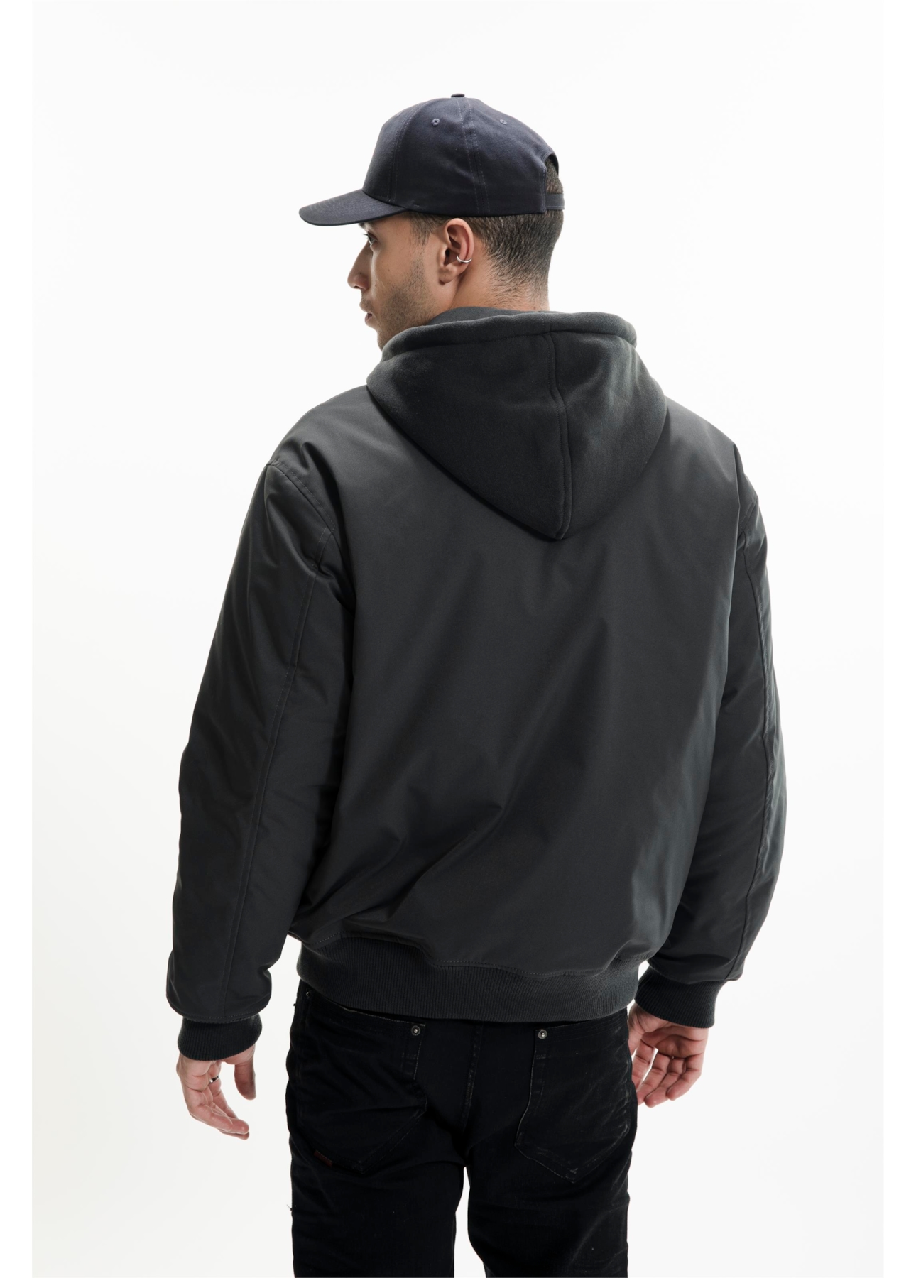 Jaqueta Baseball Ny Embroidery Floresta