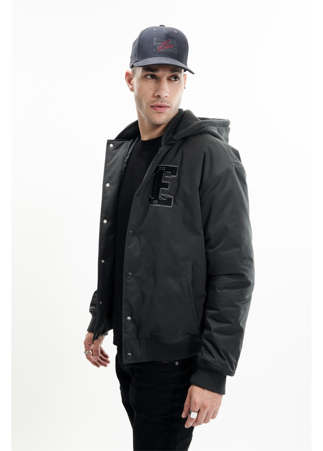 Jaqueta Baseball Ny Embroidery Floresta