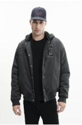 Jaqueta Baseball Ny Embroidery Floresta
