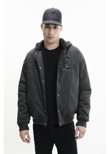 Jaqueta Baseball Ny Embroidery Floresta