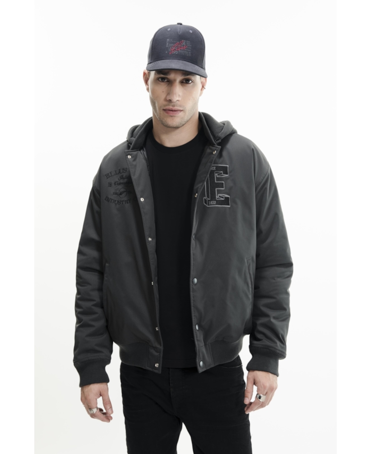 Jaqueta Baseball Ny Embroidery Floresta