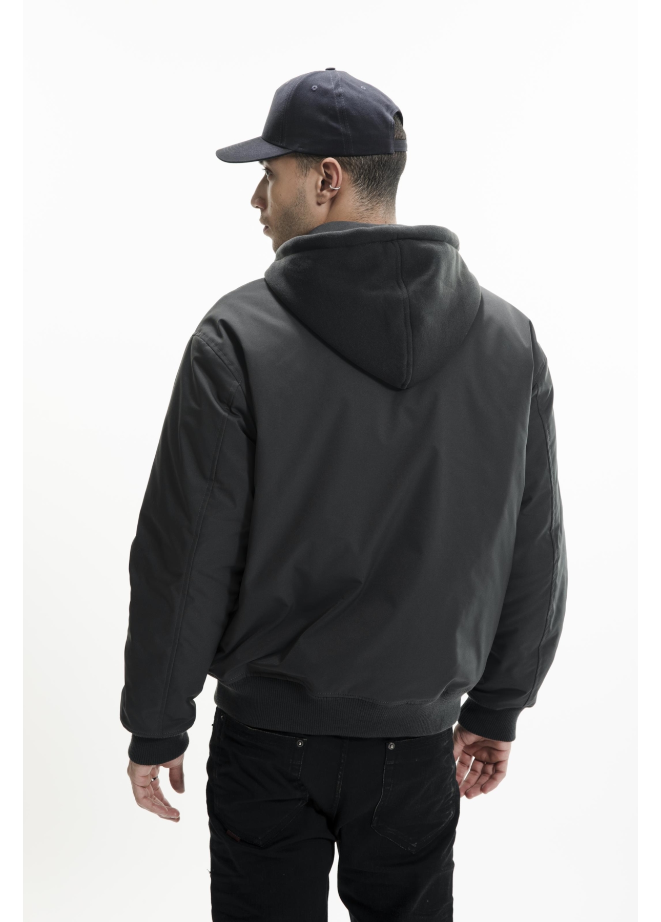 Jaqueta Baseball Ny Embroidery Floresta