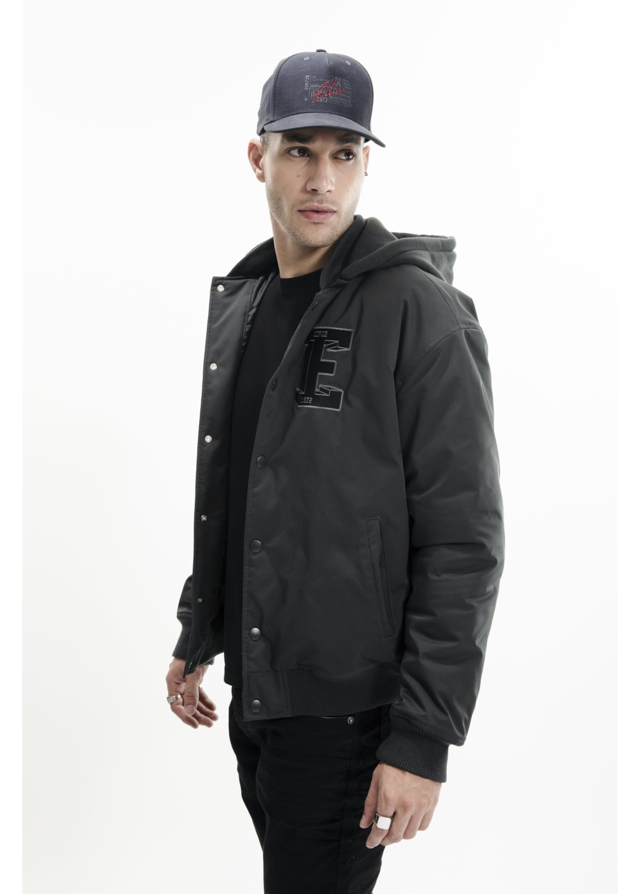 Jaqueta Baseball Ny Embroidery Floresta