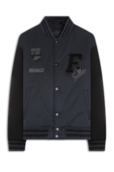 Jaqueta Baseball Ny Patch Grafite