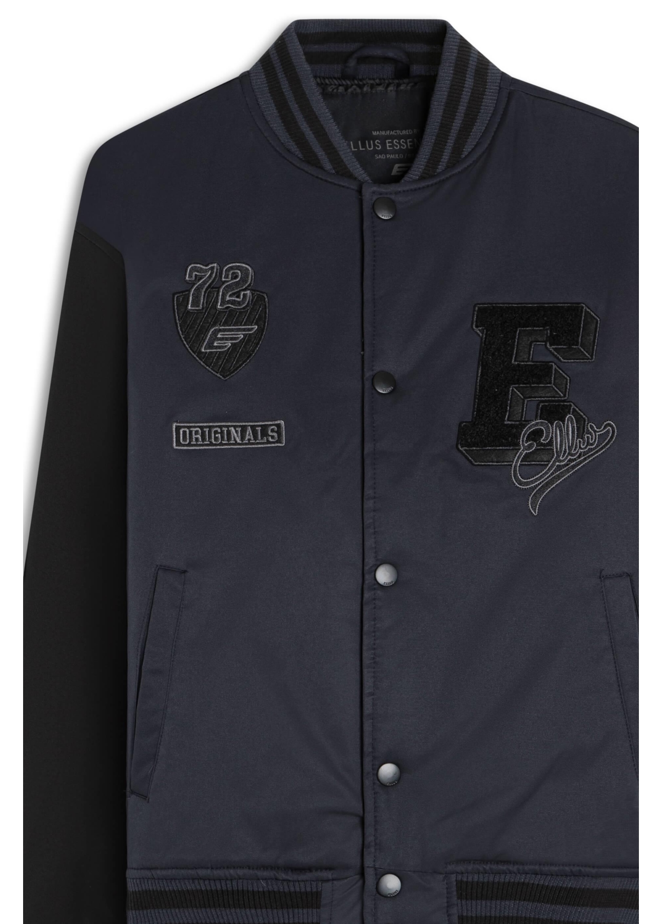 Jaqueta Baseball Ny Patch Grafite