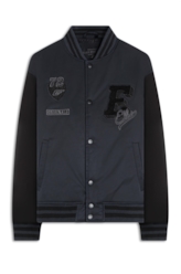 Jaqueta Baseball Ny Patch Grafite