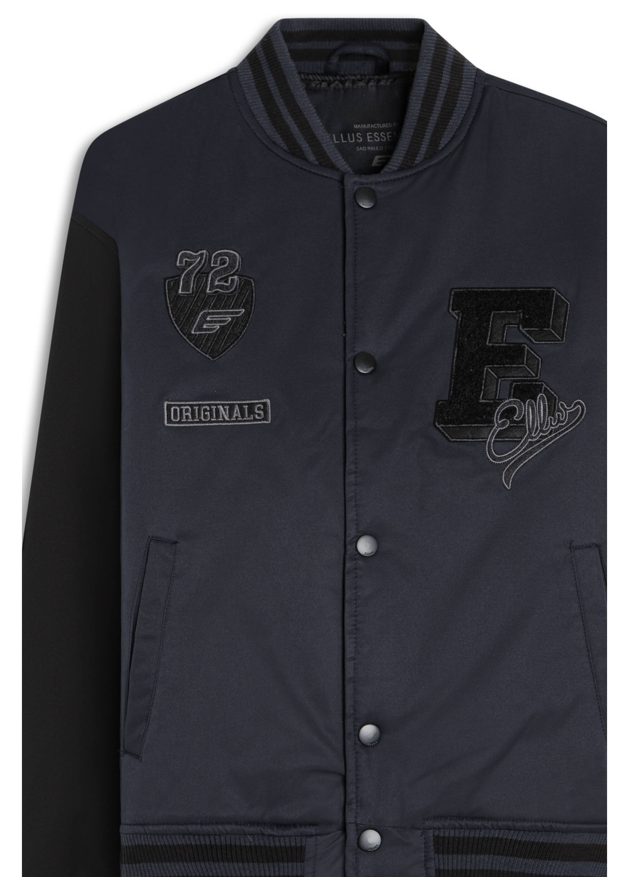 Jaqueta Baseball Ny Patch Grafite