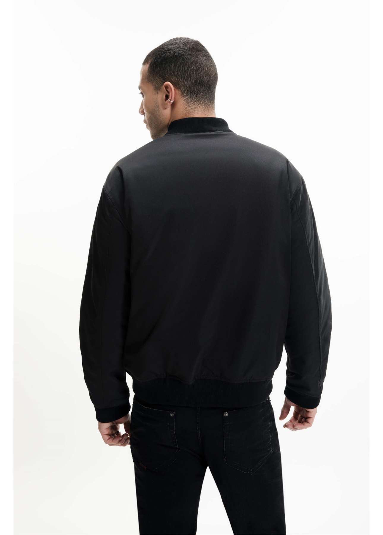 Jaqueta Baseball Patch Preto