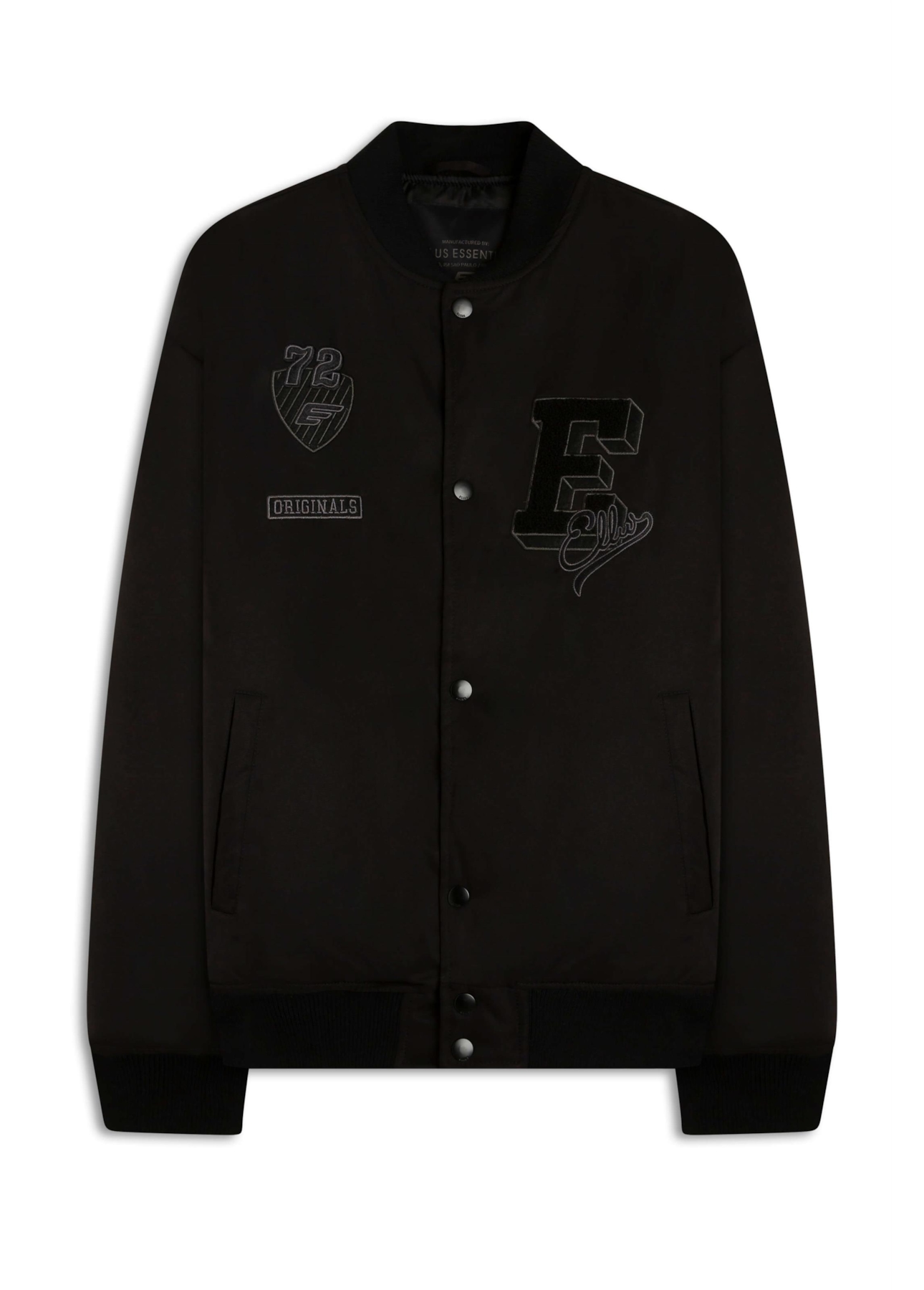 Jaqueta Baseball Patch Preto