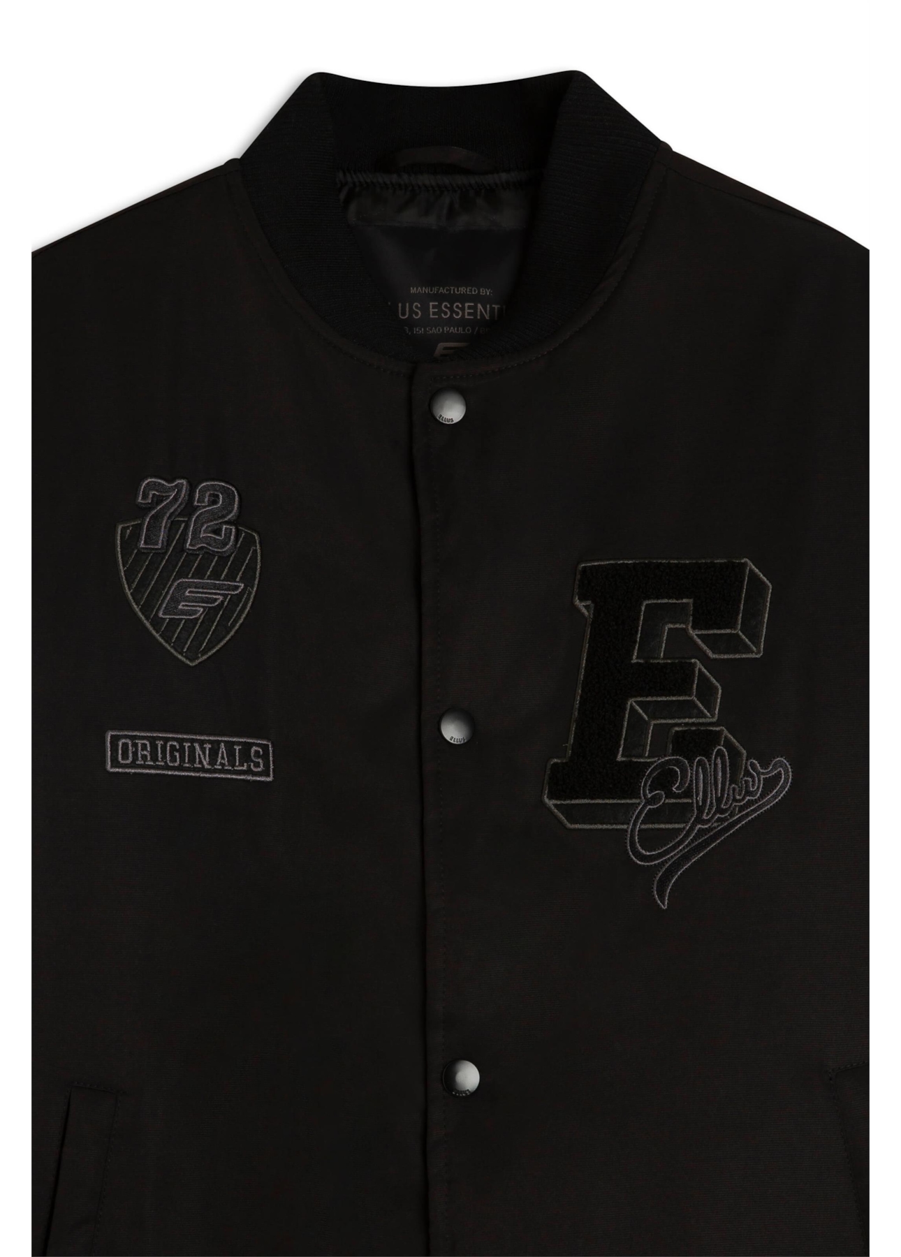 Jaqueta Baseball Patch Preto