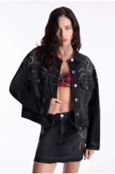 Jaqueta Black Cros Oversized Western 2014- Lav. Black C/ Used