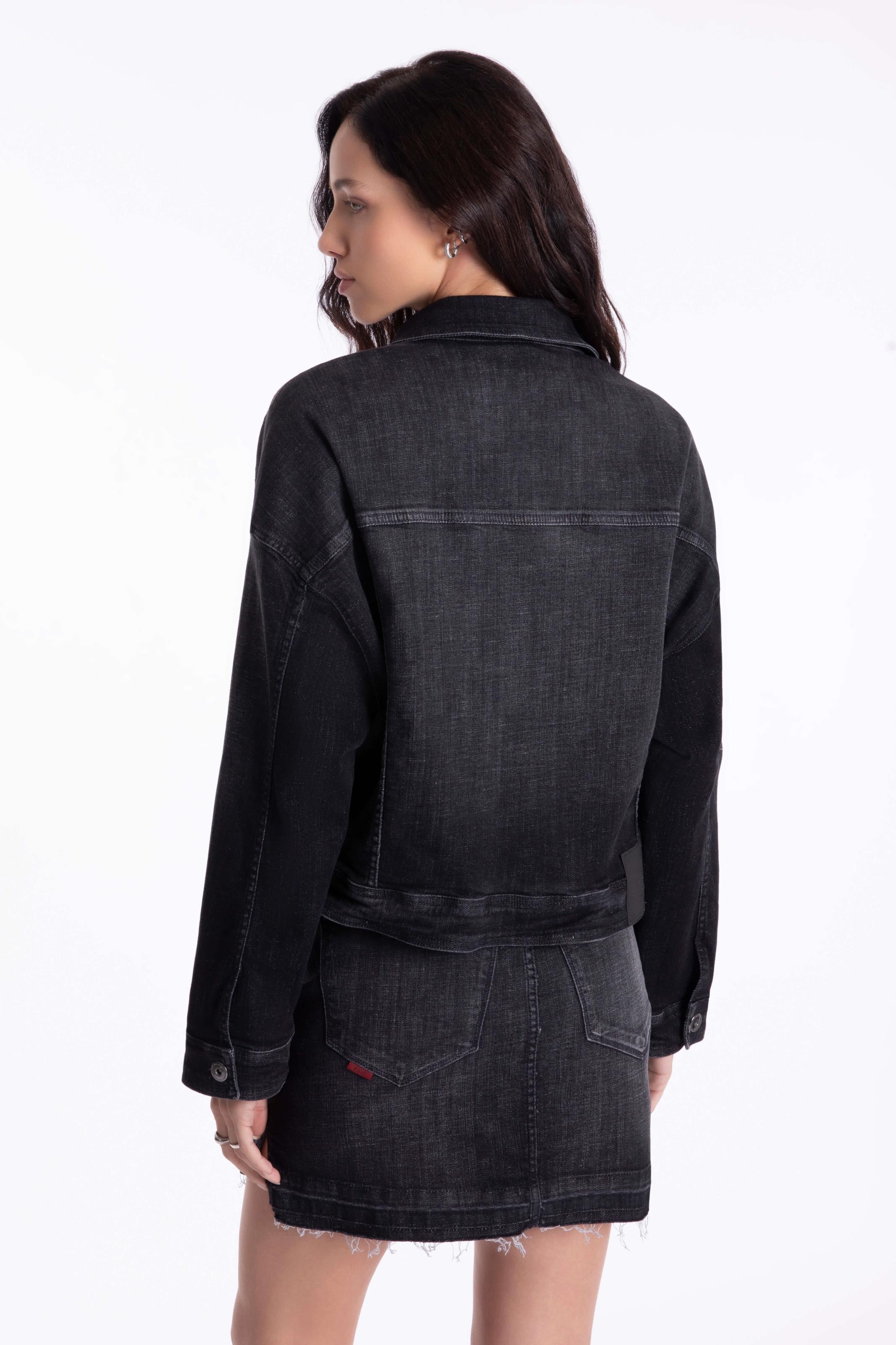 Jaqueta Black Cros Oversized Western 2014- Lav. Black C/ Used