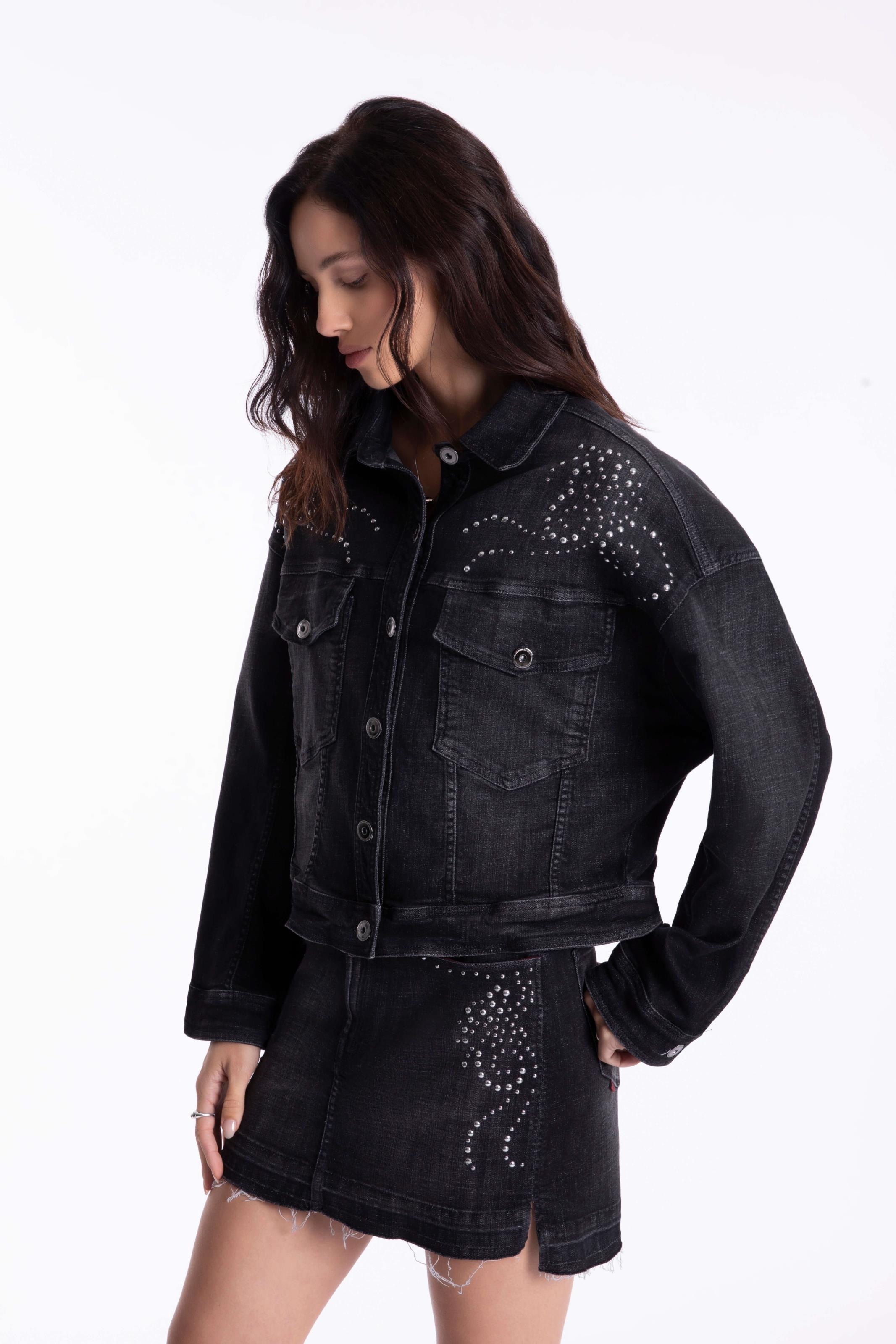 Jaqueta Black Cros Oversized Western 2014- Lav. Black C/ Used