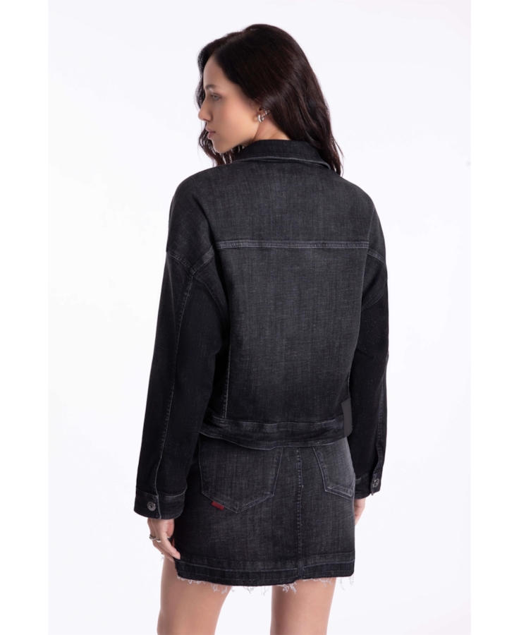 Jaqueta Black Cros Oversized Western 2014- Lav. Black C/ Used
