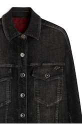 Jaqueta Black Cross Oversized Western 2014- Lav. Black C/ Used