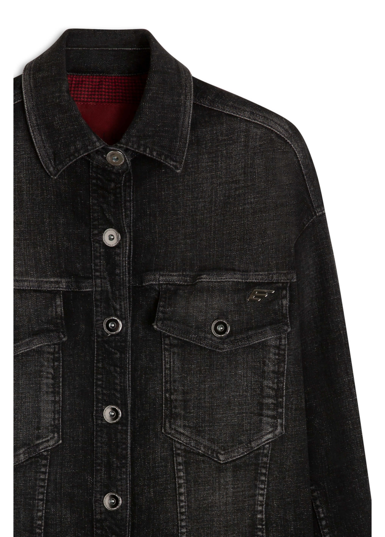 Jaqueta Black Cross Oversized Western 2014- Lav. Black C/ Used