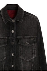 Jaqueta Black Cross Oversized Western 2014- Lav. Black C/ Used