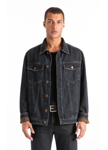 Jaqueta Blue Brown e Asa Lav.Black