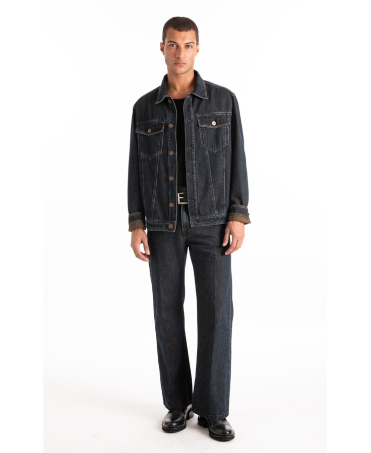 Jaqueta Blue Brown e Asa Lav.Black