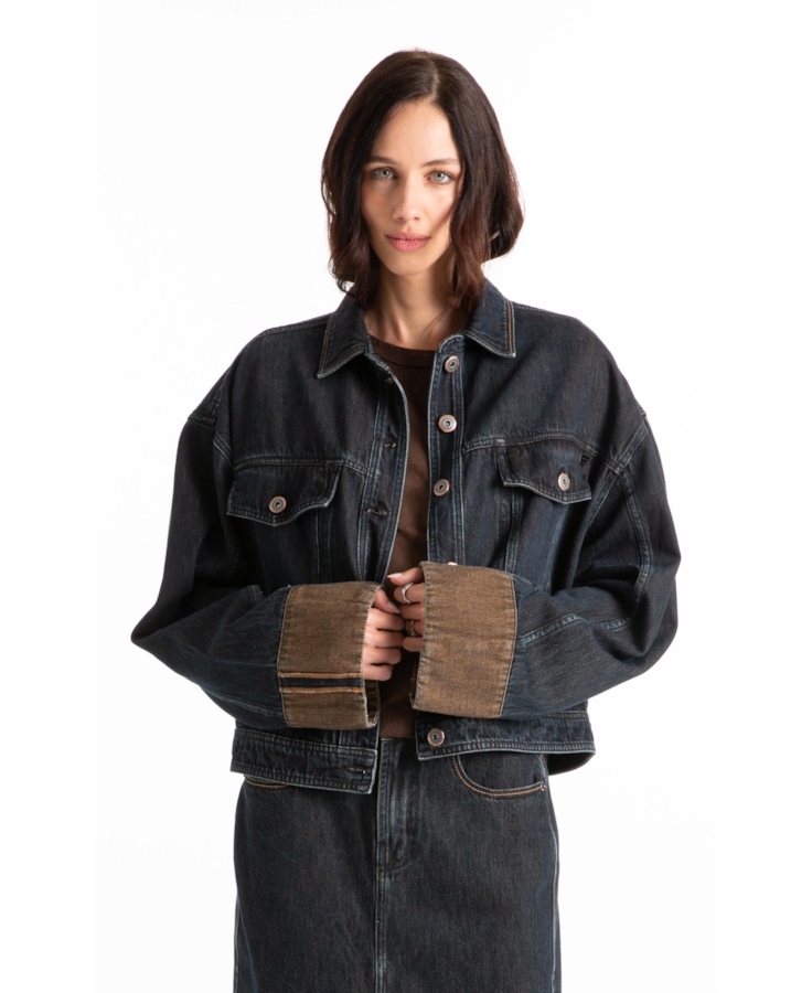 Jaqueta Blue Brown (Jaqueta) 2030-Lav.Black C/ Luva
