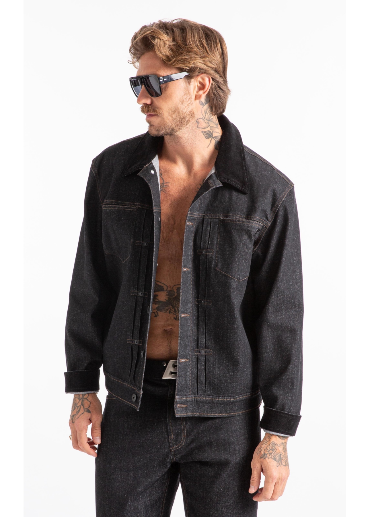 Jaqueta Blue Brown Lav.Amaciado