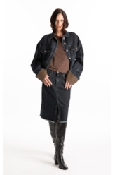 Jaqueta Blue Brown Lav.Black