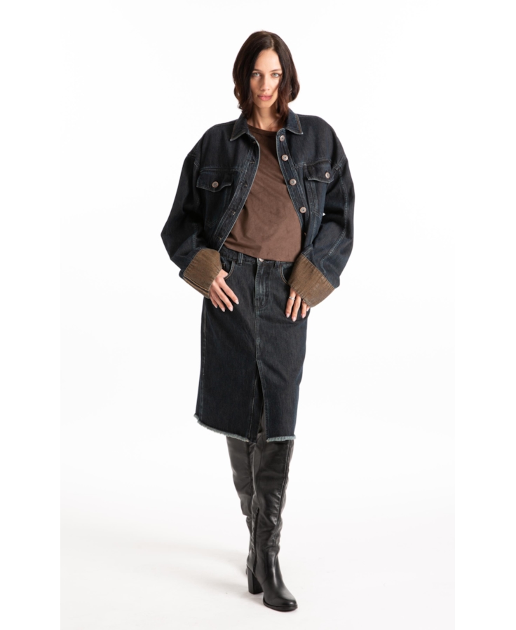 Jaqueta Blue Brown Lav.Black