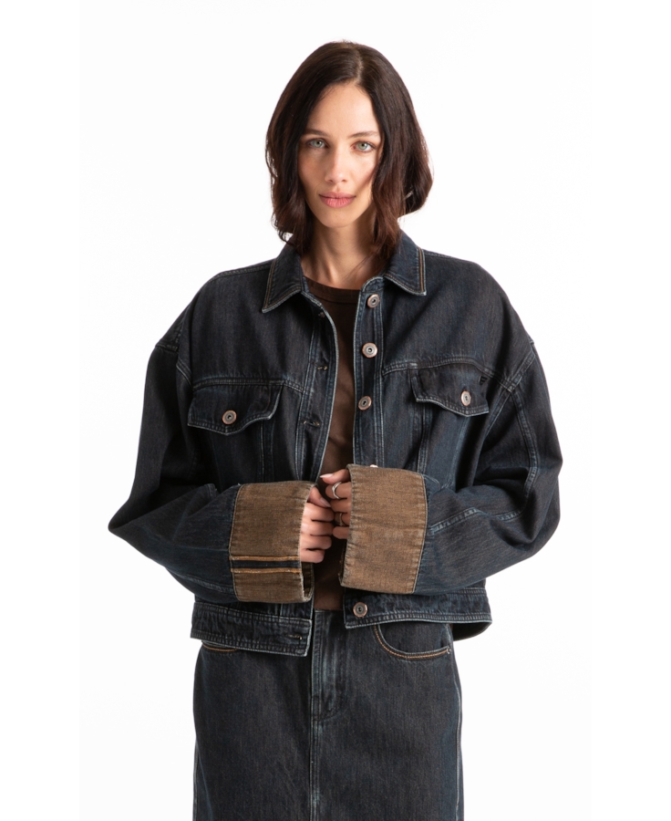 Jaqueta Blue Brown Lav.Black