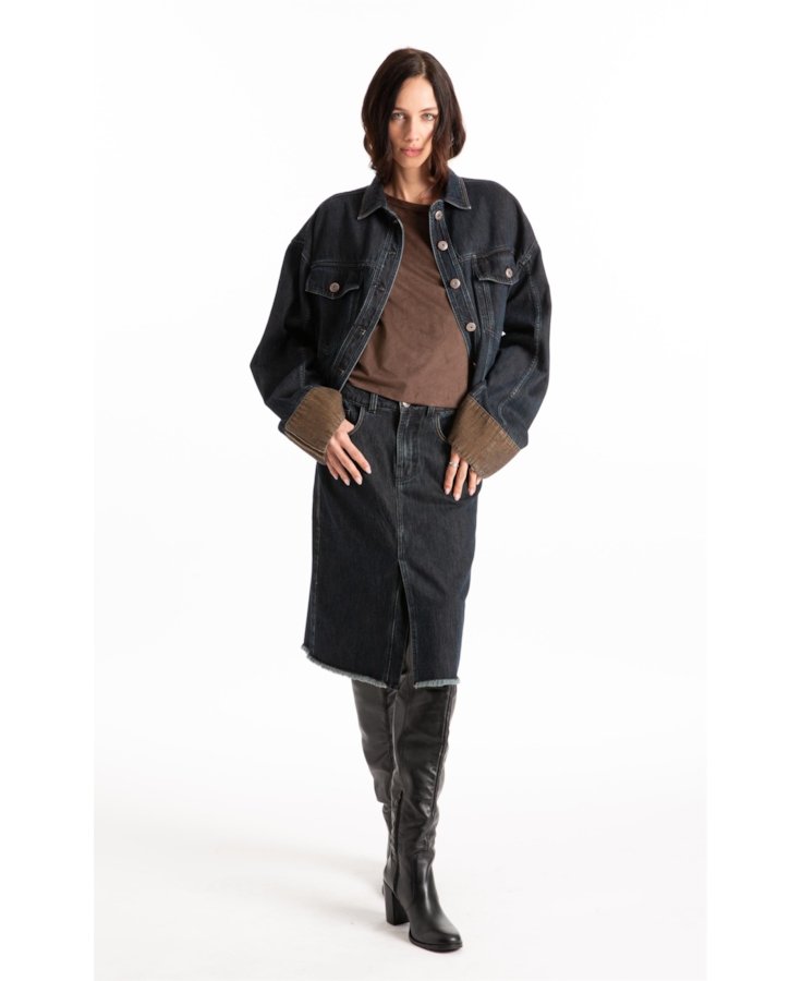 Jaqueta Blue Brown Lav.Black