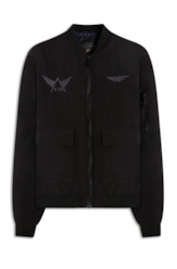 Jaqueta Bomber Embroidery Preto