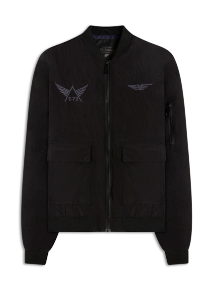 Jaqueta Bomber Embroidery Preto