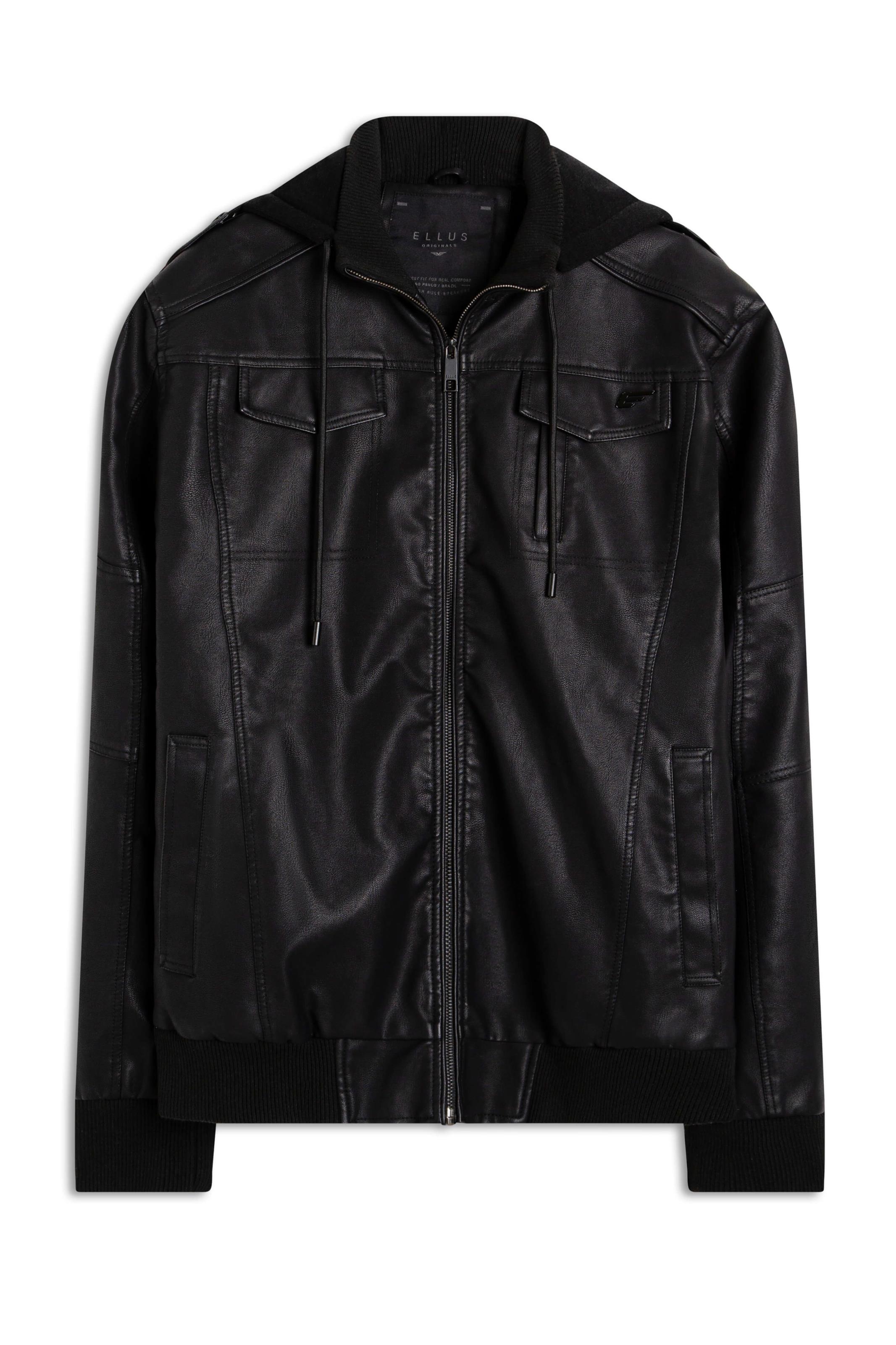 Jaqueta Bomber Hood Preto