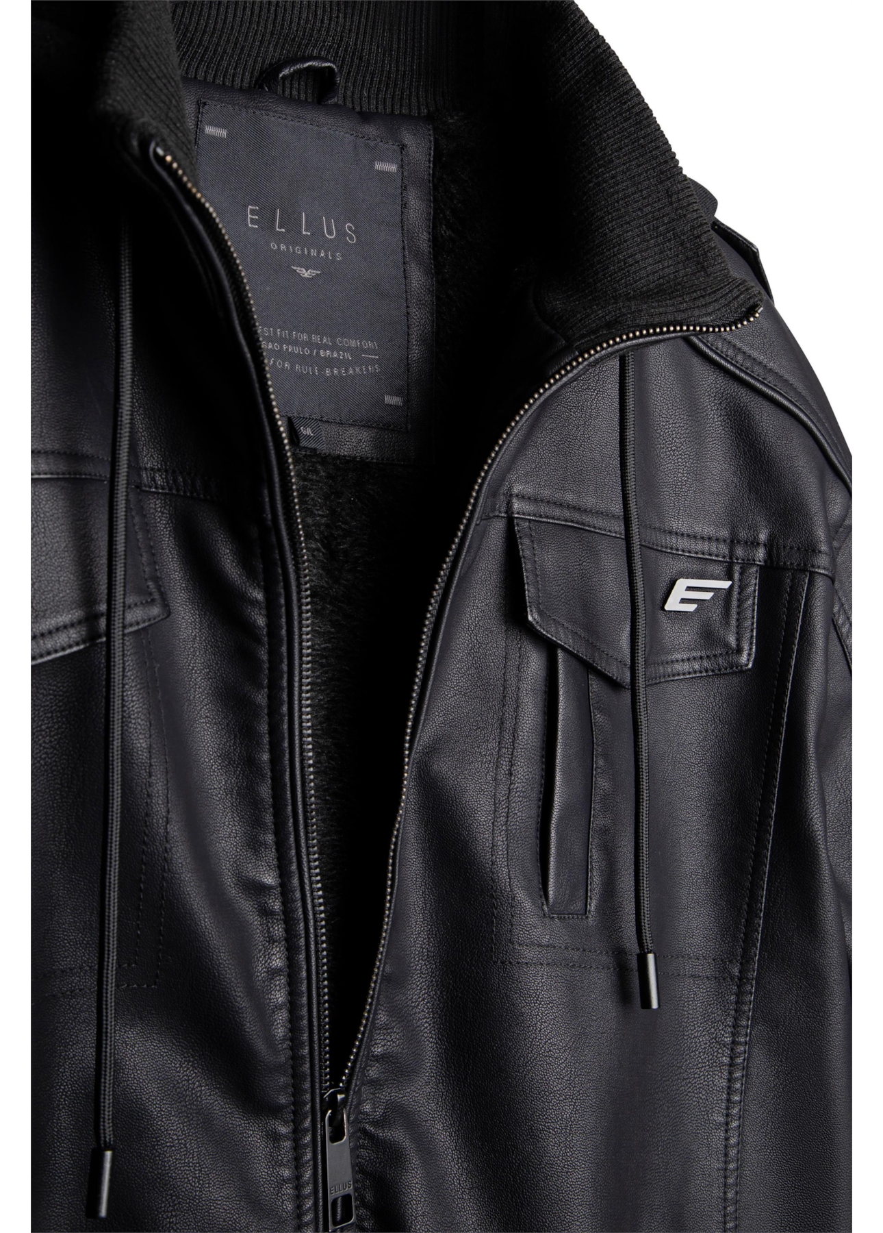 Jaqueta Bomber Hood Preto