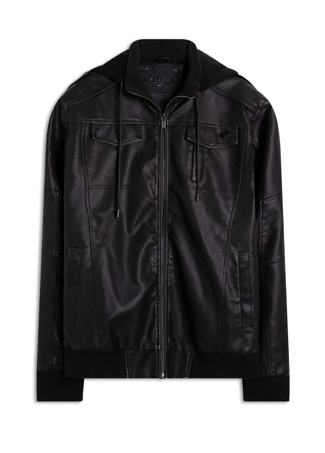 Jaqueta Bomber Hood Preto