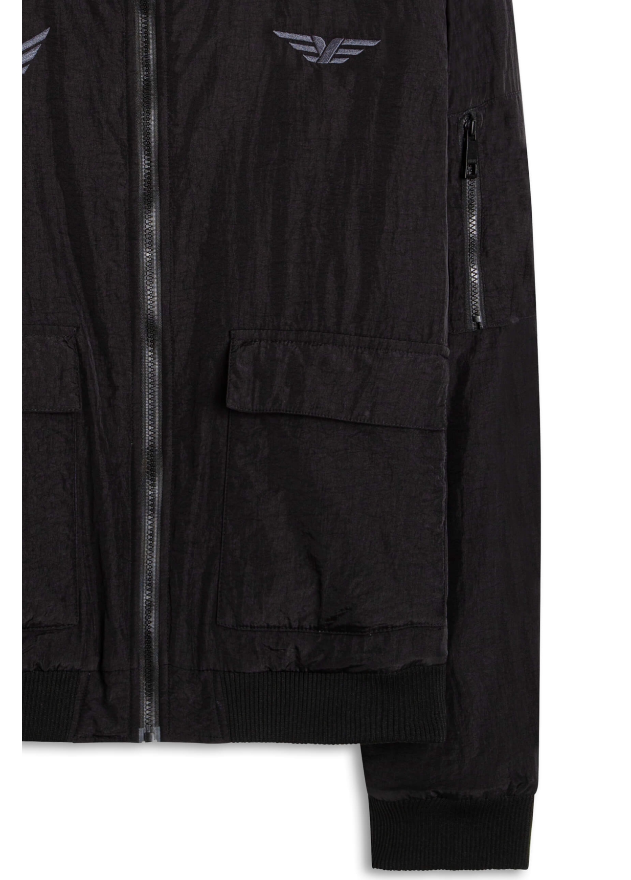Jaqueta Bomber Ny Embroidery Preto