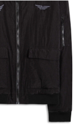Jaqueta Bomber Ny Embroidery Preto