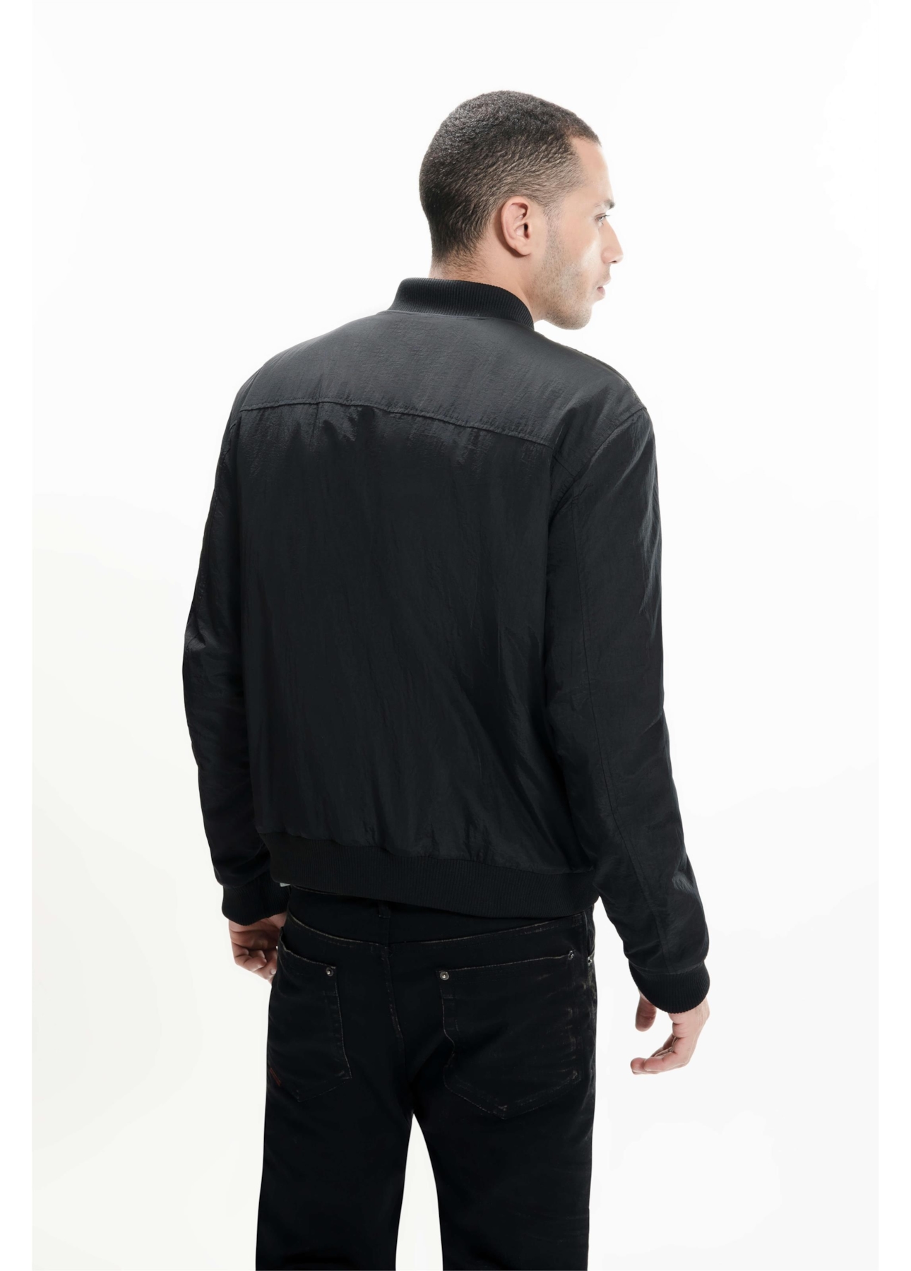 Jaqueta Bomber Ny Embroidery Preto