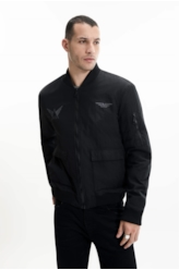 Jaqueta Bomber Ny Embroidery Preto