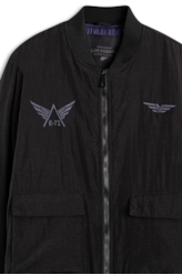 Jaqueta Bomber Ny Embroidery Preto