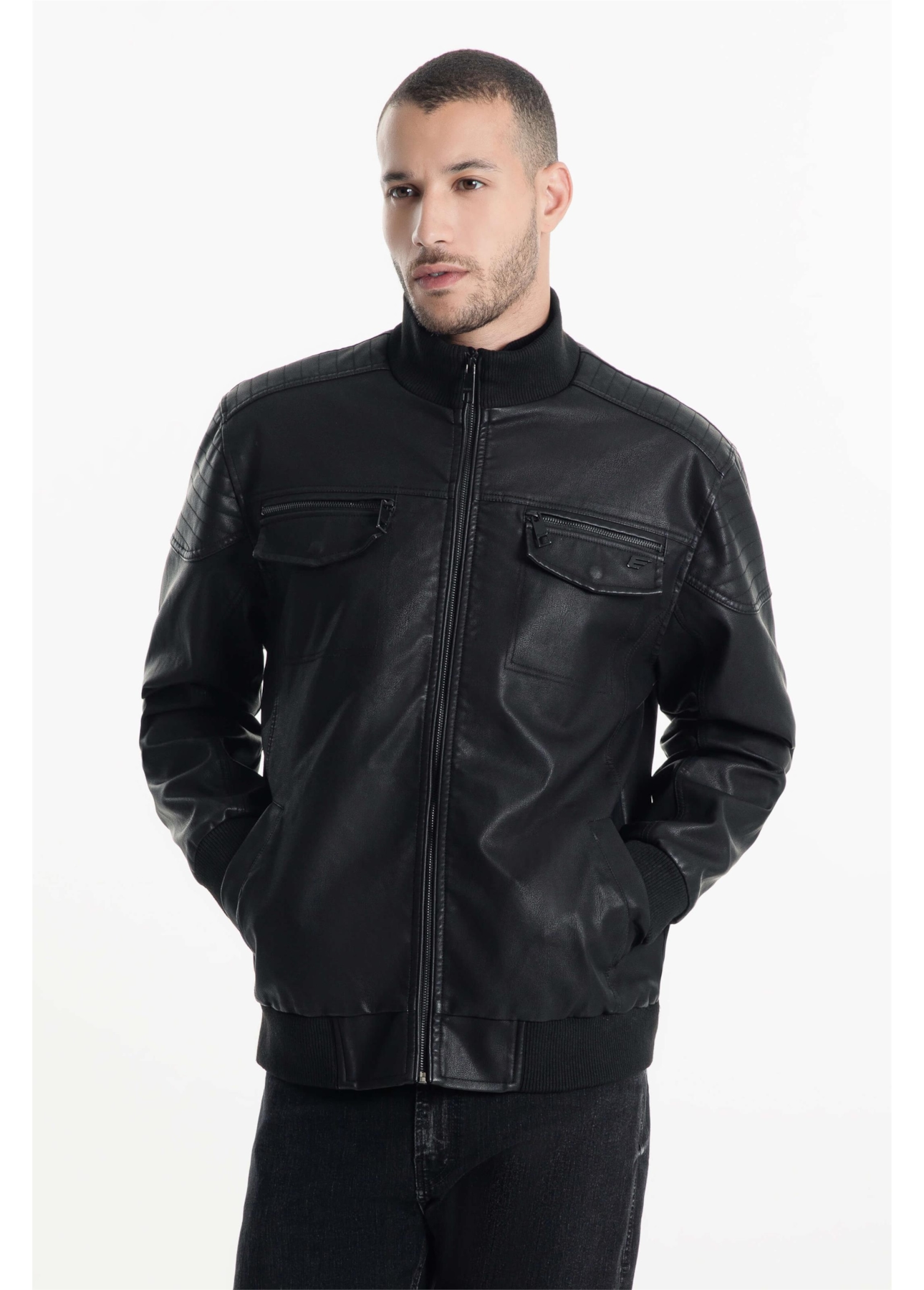 Jaqueta Bomber Pockets Ellus Preto