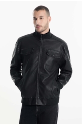 Jaqueta Bomber Pockets Ellus Preto