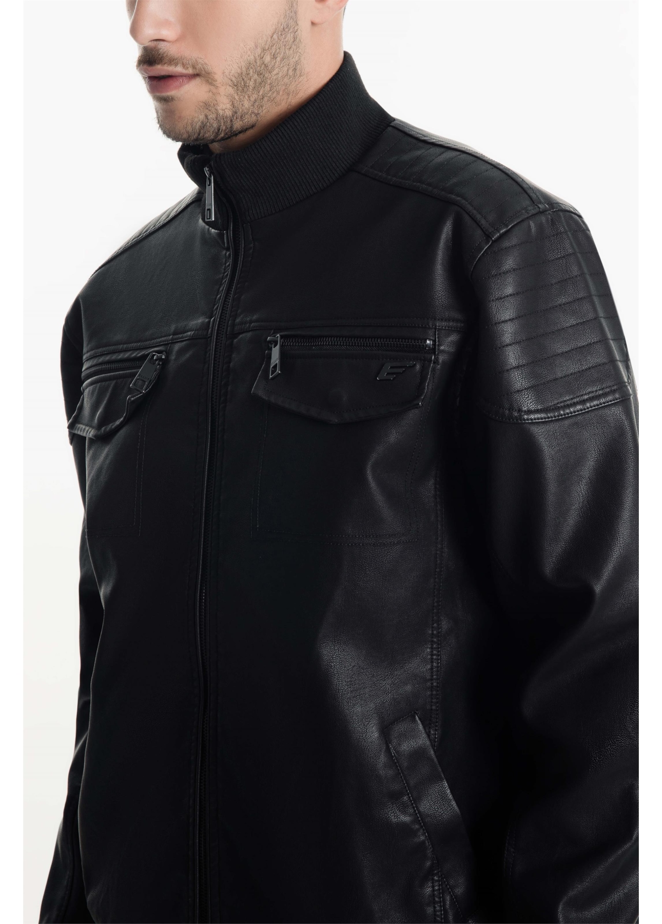 Jaqueta Bomber Pockets Ellus Preto