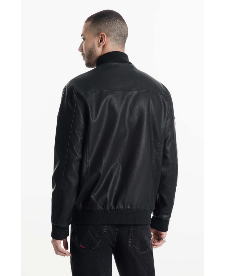 Jaqueta Bomber Pockets Ellus Preto