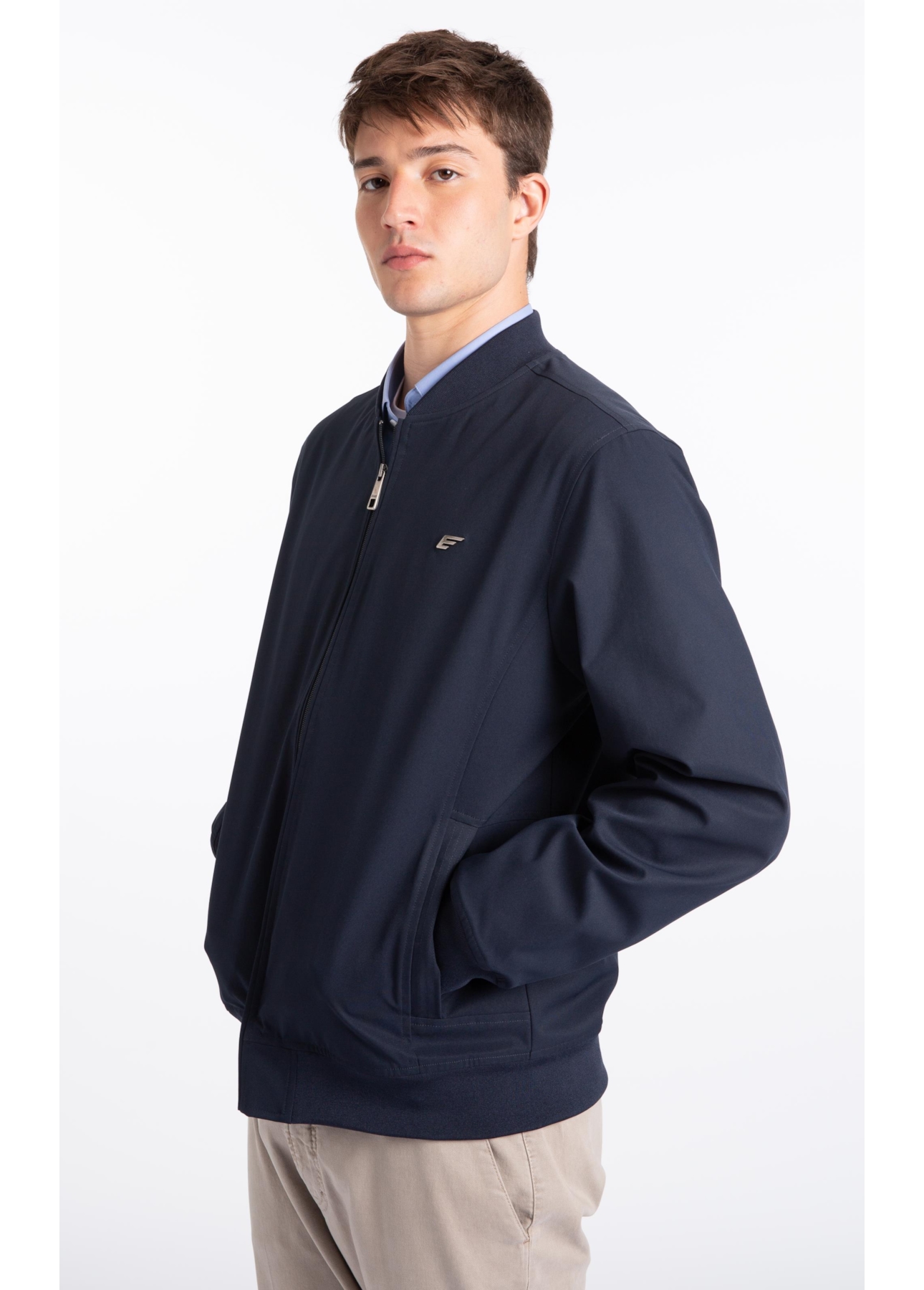 Jaqueta Bomber Tech Dark Navy