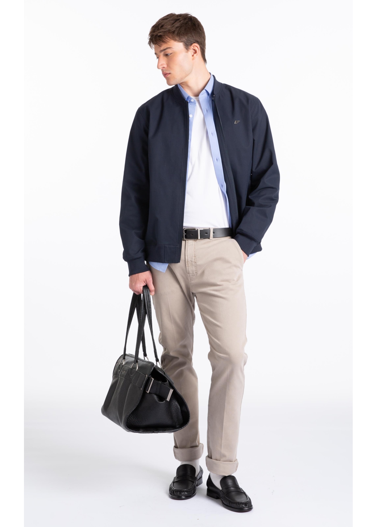 Jaqueta Bomber Tech Dark Navy