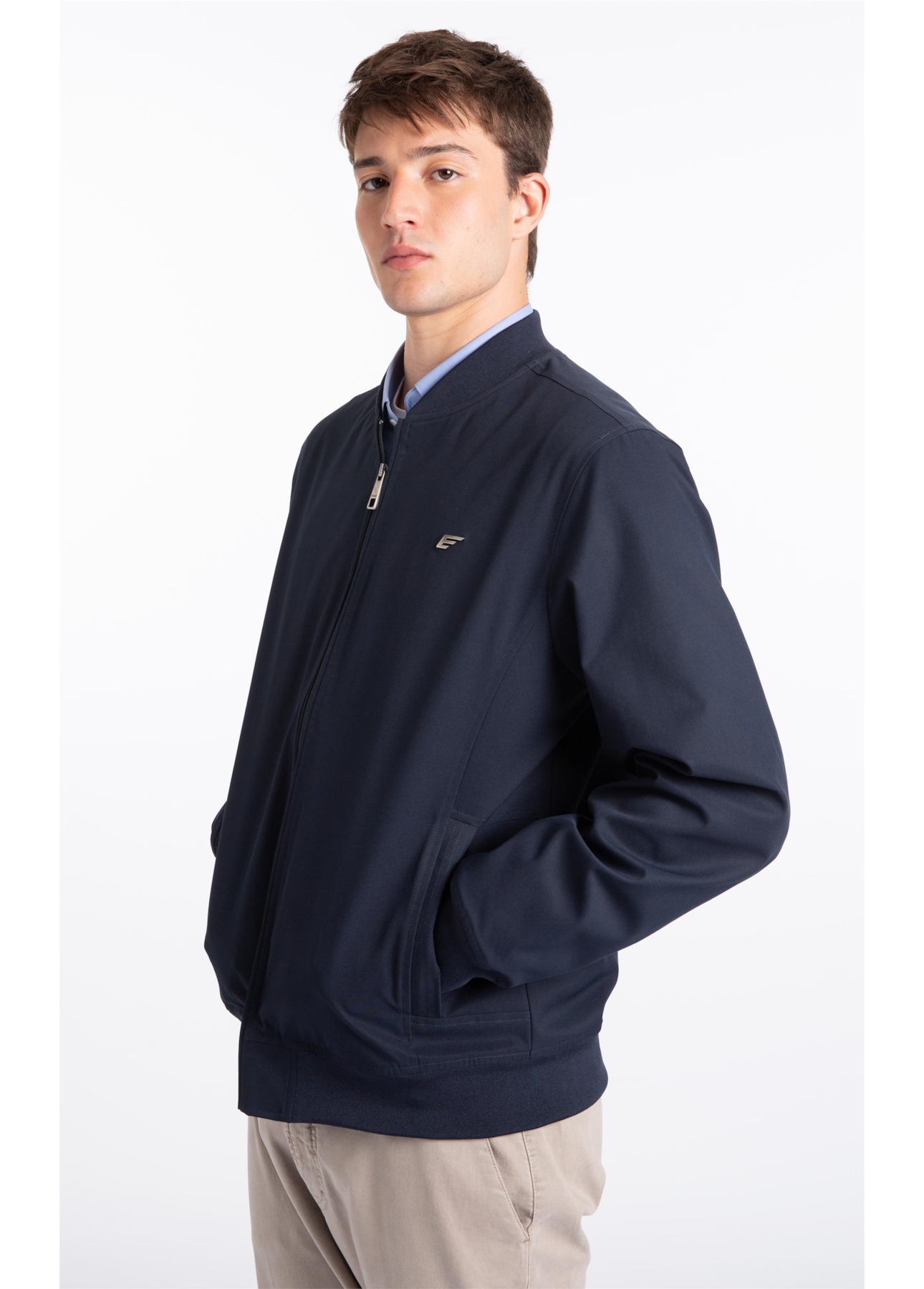 Jaqueta Bomber Tech Dark Navy