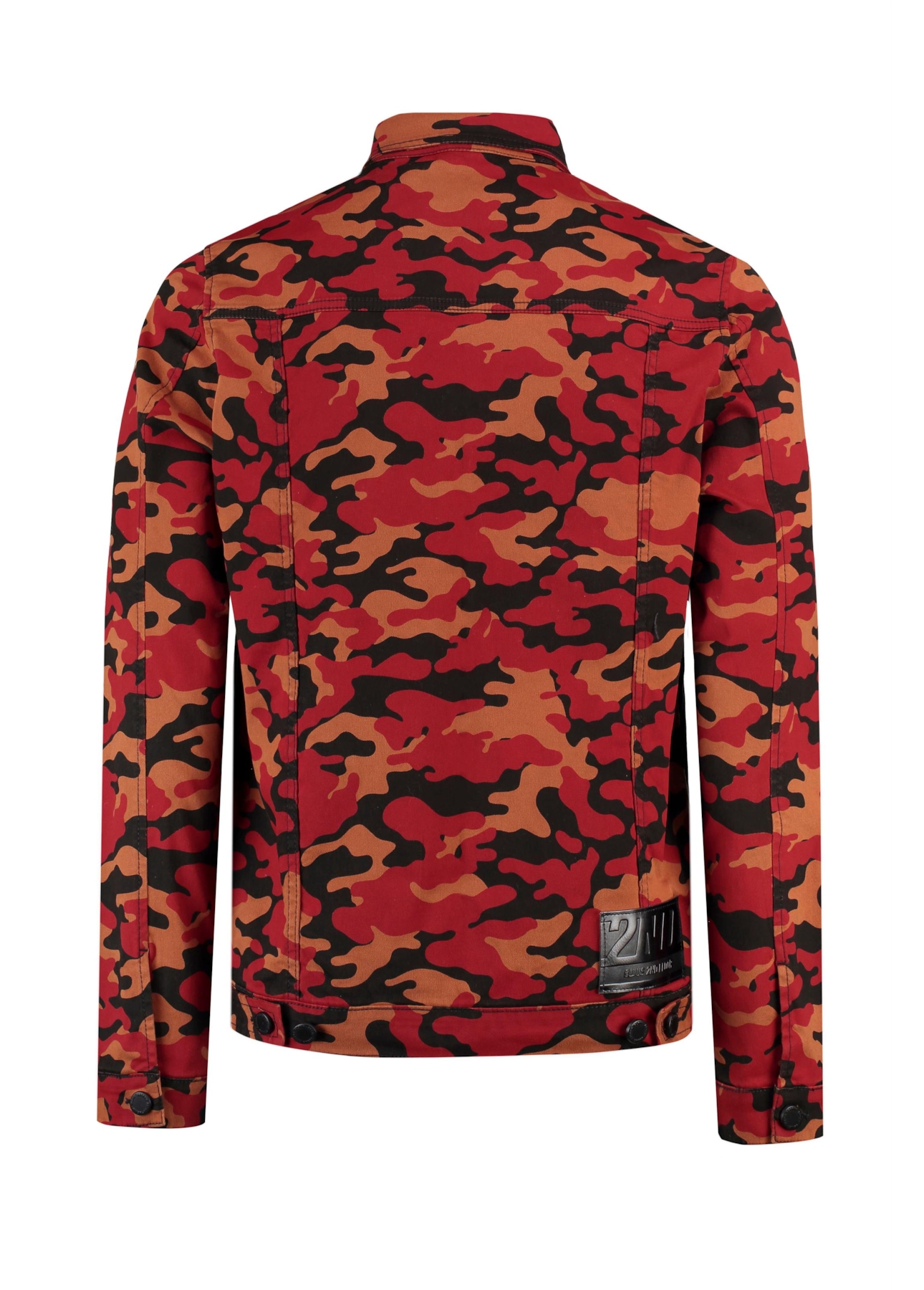 Jaqueta Camouflage Color Caramelo C/ Vermelho