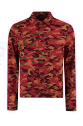 Jaqueta Camouflage Color Caramelo C/ Vermelho